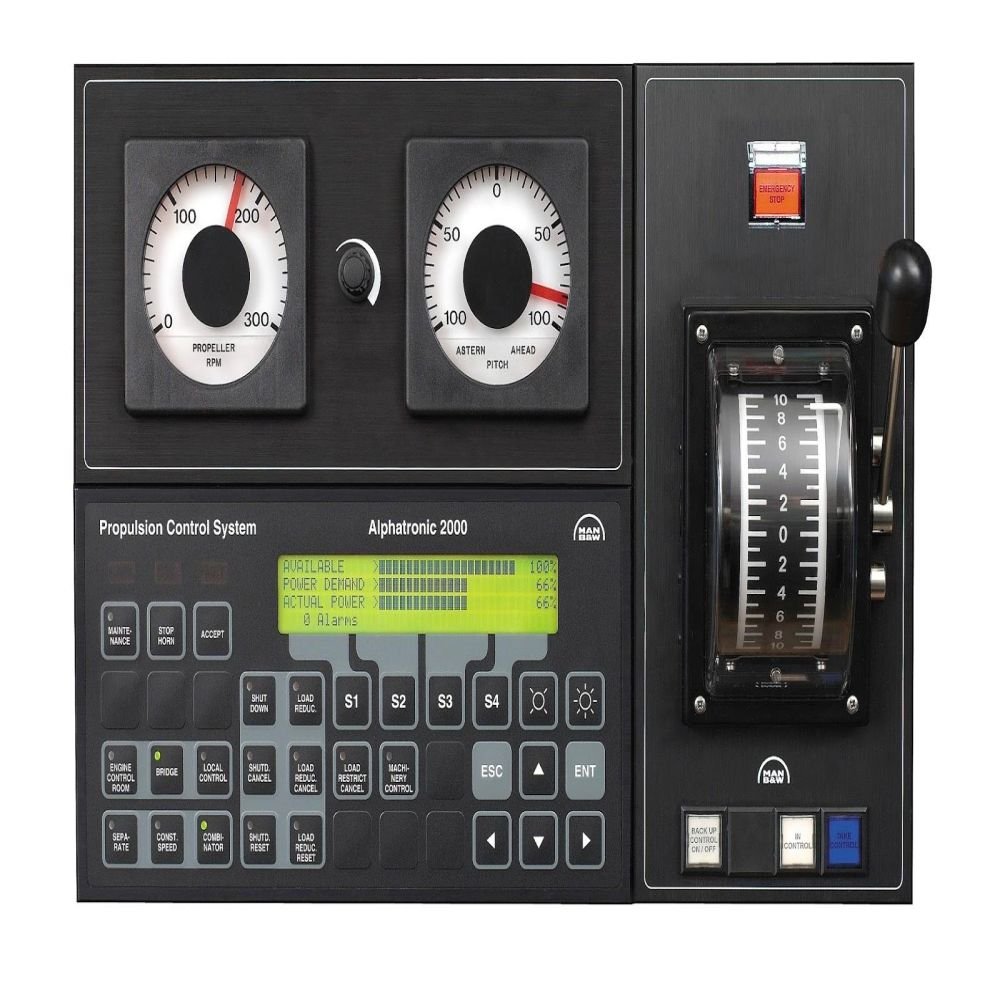 Alphatronic 2000 Propulsion Control System Panel MAN B&W