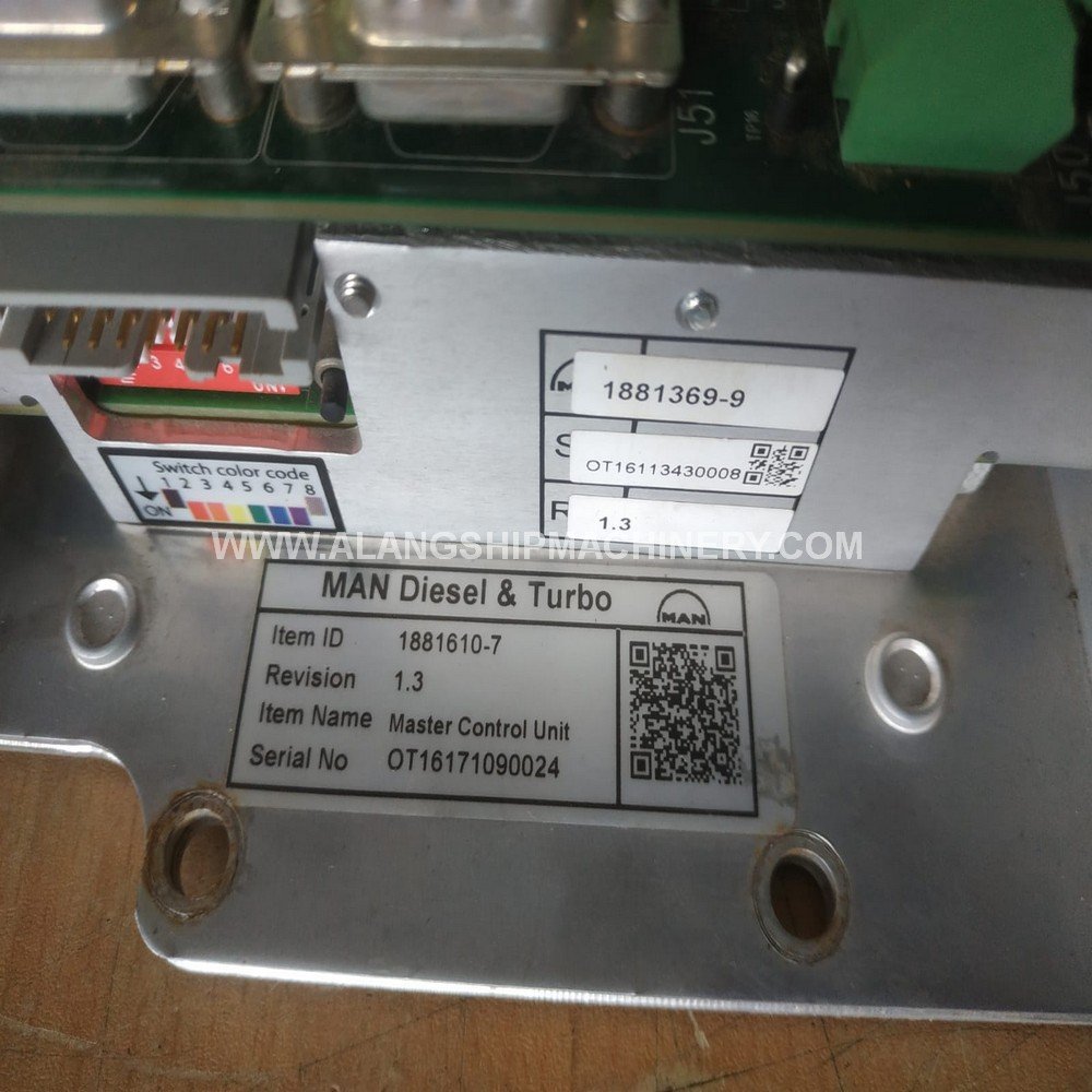 MAN DIESEL & TURBO 1881610-7 MASTER CONTROL UNIT