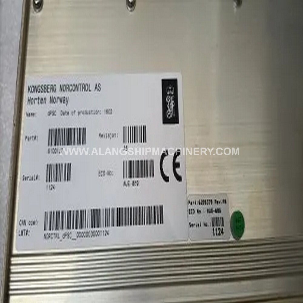 Kongsberg Norcontrol As Dpsc Part 8100183 Serial 1124